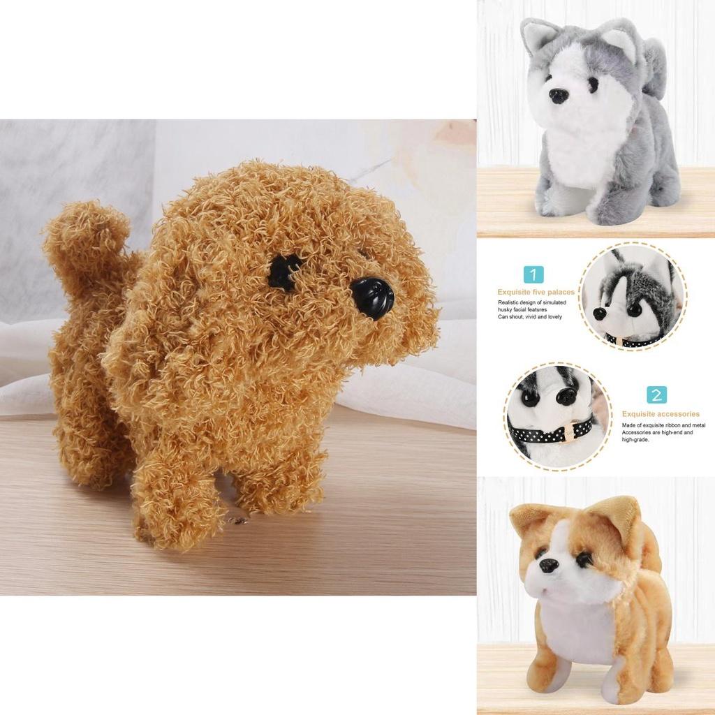Safe And Soft Electronic Plush Toy Dog Puppy For Kids' Playtime