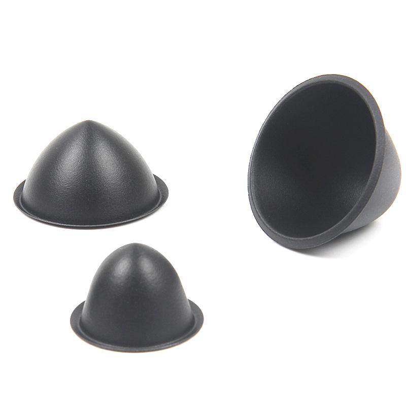 2 Pcs Speaker Dust Cover Pp Tip Coned Dust Caps Black Protective Sleeve Speaker Repair Parts Accessories