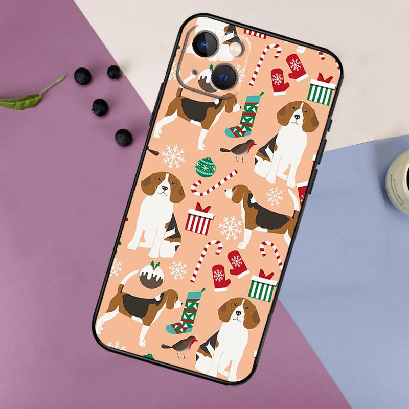 Beagle Dog Cute Cartoon Soft Phone Case For iPhone 16 15 14 13 12 11 Pro MAX XS X XR 7 8 Plus 13 12 Mini Back Cover
