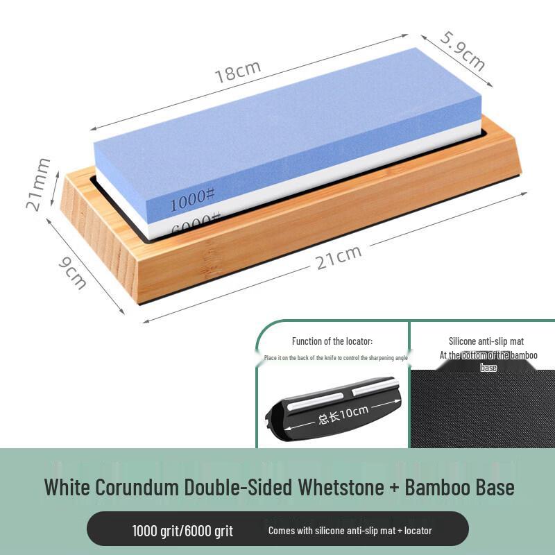 Chixing White Corundum Kitchen Knife Sharpening Stone