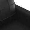 Vidaxl 2-Seater Sofa, Black, 120 Cm, Faux Leather