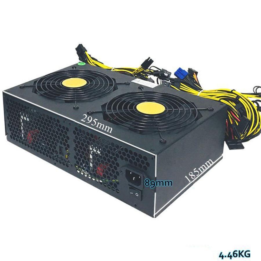 3450W ATX PSU Power Supply Bitcoin Miners psu PC Power Supply 90% High Efficiency 180-240V pico psu For BTC ETC Power Mining