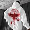 Vintage Gothic Eagle Totem 3D Hoodies Sweatshirt Fashion Loose Casual Daily Tracksuit Outdoor Holiday Personality Pullover