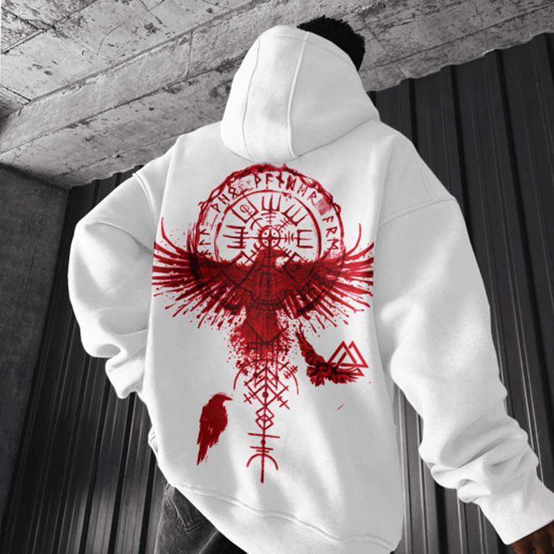Vintage Gothic Eagle Totem 3D Hoodies Sweatshirt Fashion Loose Casual Daily Tracksuit Outdoor Holiday Personality Pullover