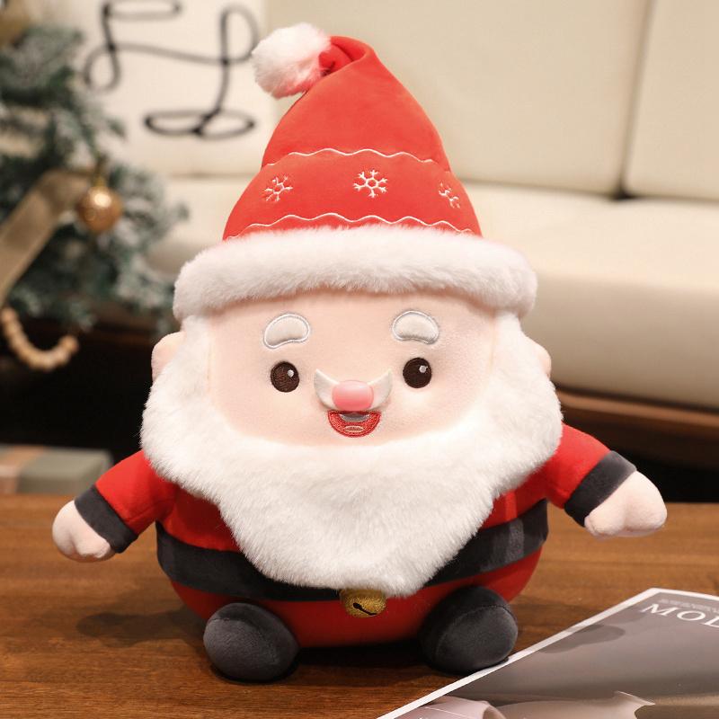 Schattige Kerstman Rendier Pluche Speelgoed Knuffeldier Pop Kerstfeest Cadeaus Huisfeest Decoratie 30-35cm