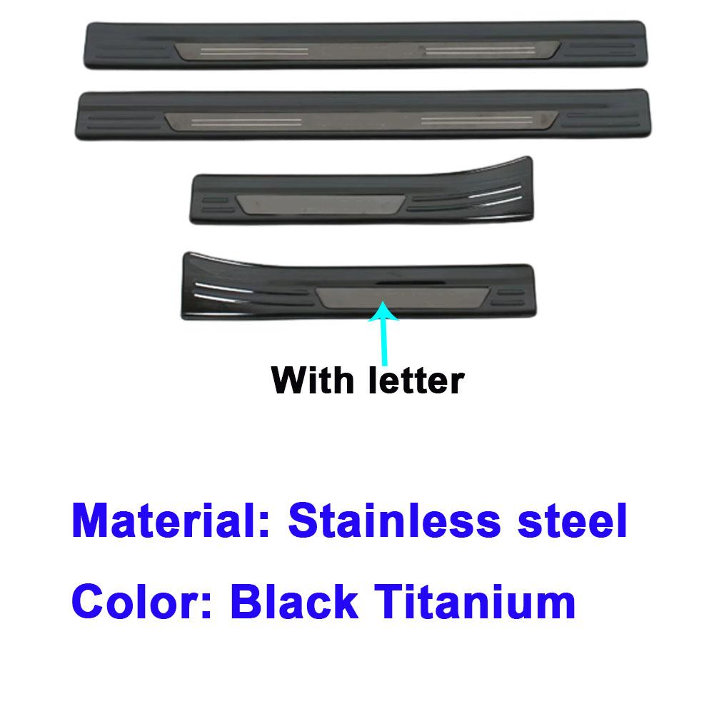 Car External Door Sill Scuff Plate Cover Steel Threshold Pedal Sticker Auto Accessories For Nissan Qashqai J12   2024