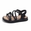Children's sandals 2025 summer new girls sandals popular girls princess shoes medium and older children soft-soled Roman shoes