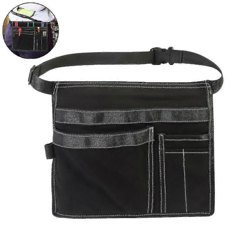 5-pocket Single Side Tool Belt Pouch/ Apron For S, Garr And Builders, Durable Construct, Adjable Belt - PW