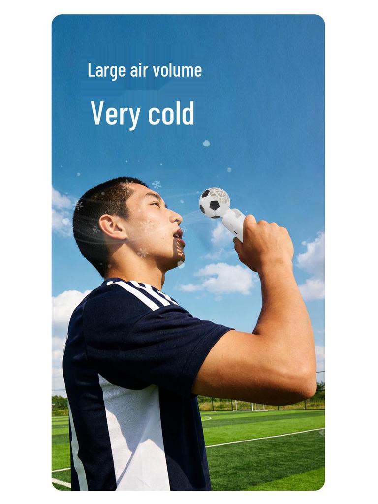 Portable Foldable Mini Fan - Strong Wind Handheld Turbine for World Cup