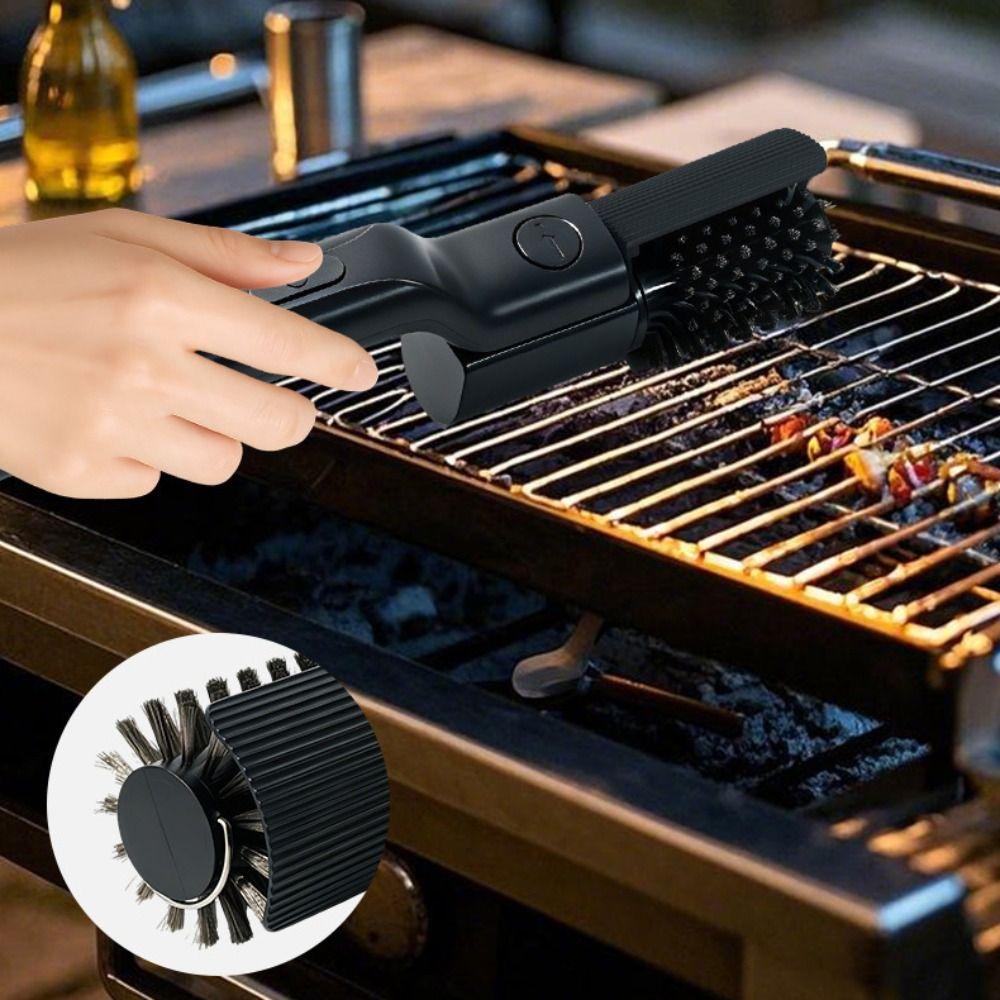Adjustable Angle BBQ Cleaning Brush 360 Degree Rotate Barbecue Grill Cleaning Brush Kitchen