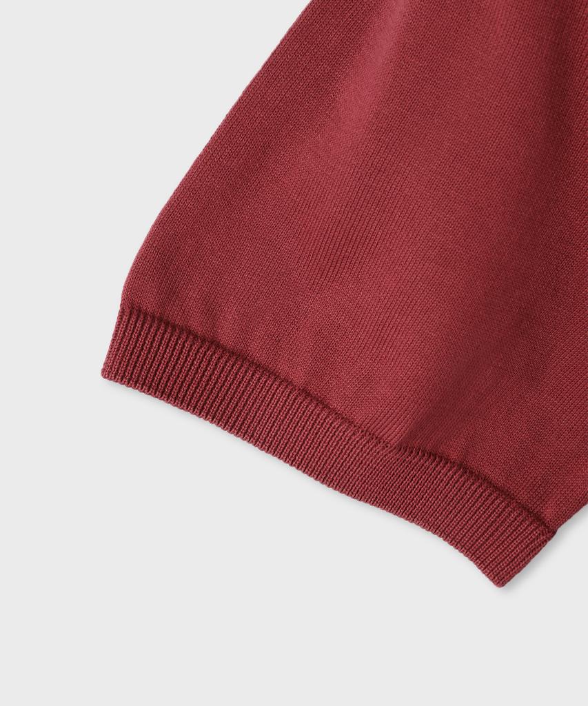 PANICALE Spread Collar Cotton Polo Shirt 3 Colors