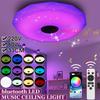220V 60W Modern Bluetooth LED Ceiling Light RGB Speeker Dimmable Lamp Smart Bedroom Lamp APP Remote Control