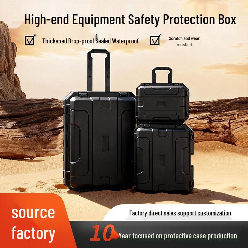 Waterproof Shockproof Rolling Camera Equipment Case with Stackable Large Capacity BL604632