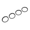 Nahaufnahmefilter-Set, 4-in-1, +1, +2, +4, +10, Makro-Objektivfilter, optisches Glas, mit Aufbewahrungstasche für die Kamera
