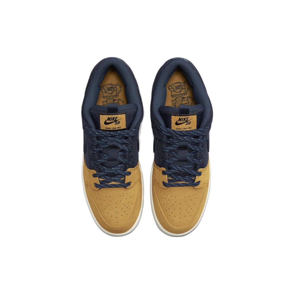 Nike Dunk Low SB Navy Desert Ochre Unisex Sneakers Blue Midnight-Navy Sail DX6775-400