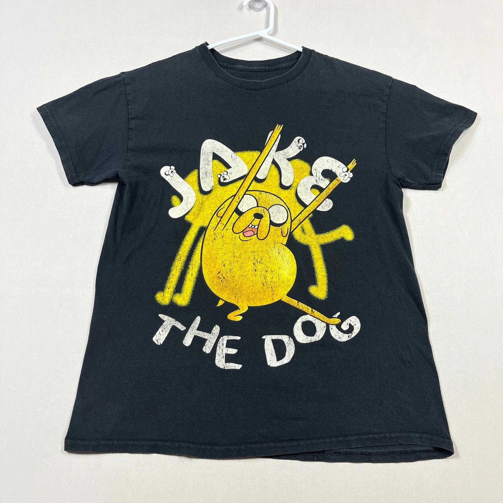 American Thrift x Adventure Time Jake the Dog Tee T Shirt Mens Small S Slim S
