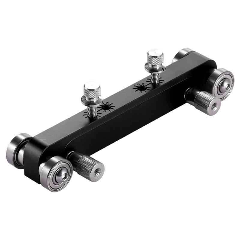 High Efficiency Guitar Bridge Sanding Tool For Smooth Adjustments Aluminum Alloys With 4 Way Positioning And Sandpaper
