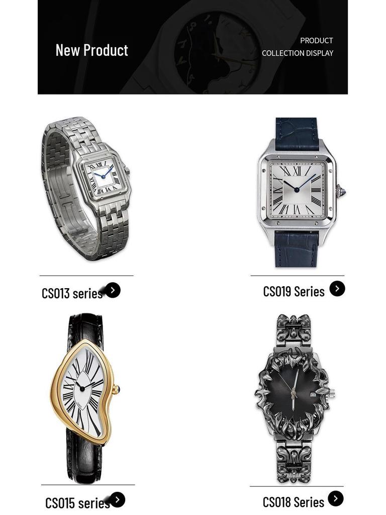 2024 Špičkové vodotěsné pánské a dámské quartzové hodinky pro jihovýchodní Asii a Blízký východ