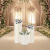 Wedding Centerpieces Cardboard Vases - Set of 3 Flower Vase Flowers Stand for Party Tables Decorations - Elegant Bulk Weddings