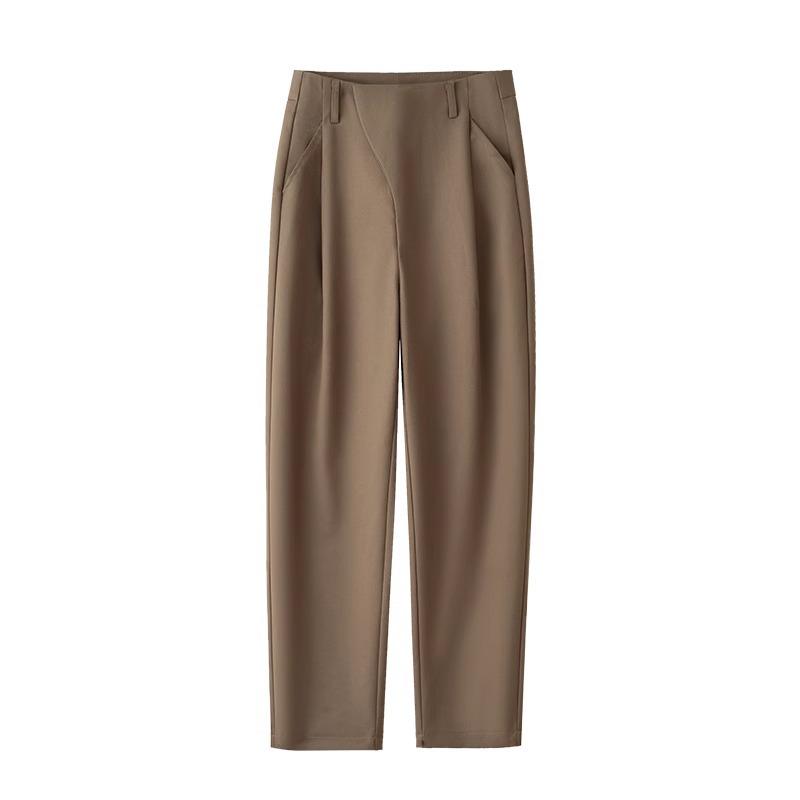 2024 Summer Women's High Waist Slimming Harem Pants - New Fashion Temperament, Casual Draping Cigarette Style