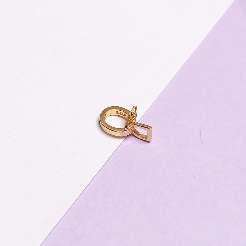 

Универсальная застежка для браслета/ожерелья из стерлингового серебра S925 золотой