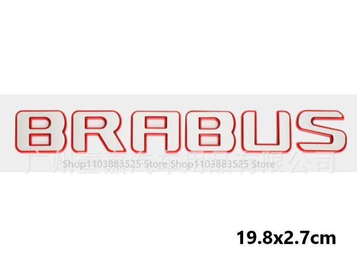 AAZB1 Car Door or Rear Trunk Emblem Badge Sticker For Brabus W212 W204 W205 W463 W464 W221 W213 W206 W253 Modified Accessories