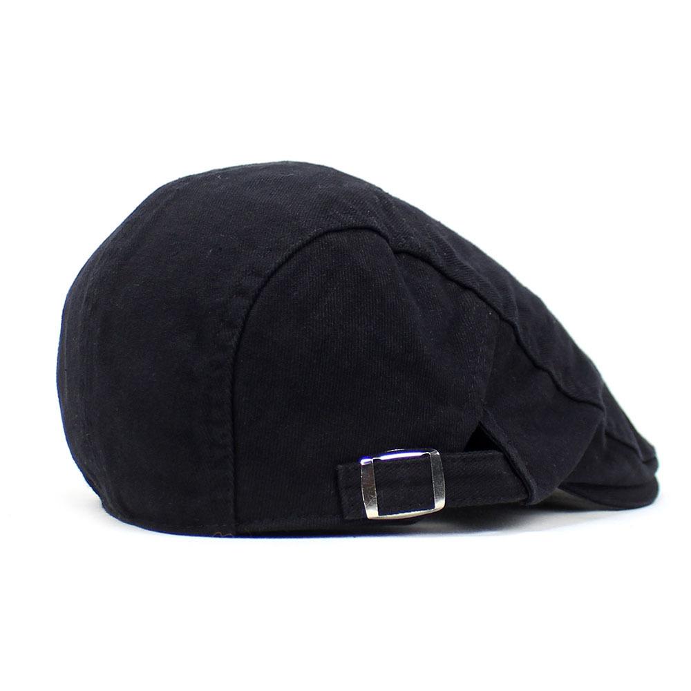 Solid Color Splicing Beret Men's Cotton Cap Outdoor Sports and Leisure Hat Forward Hat