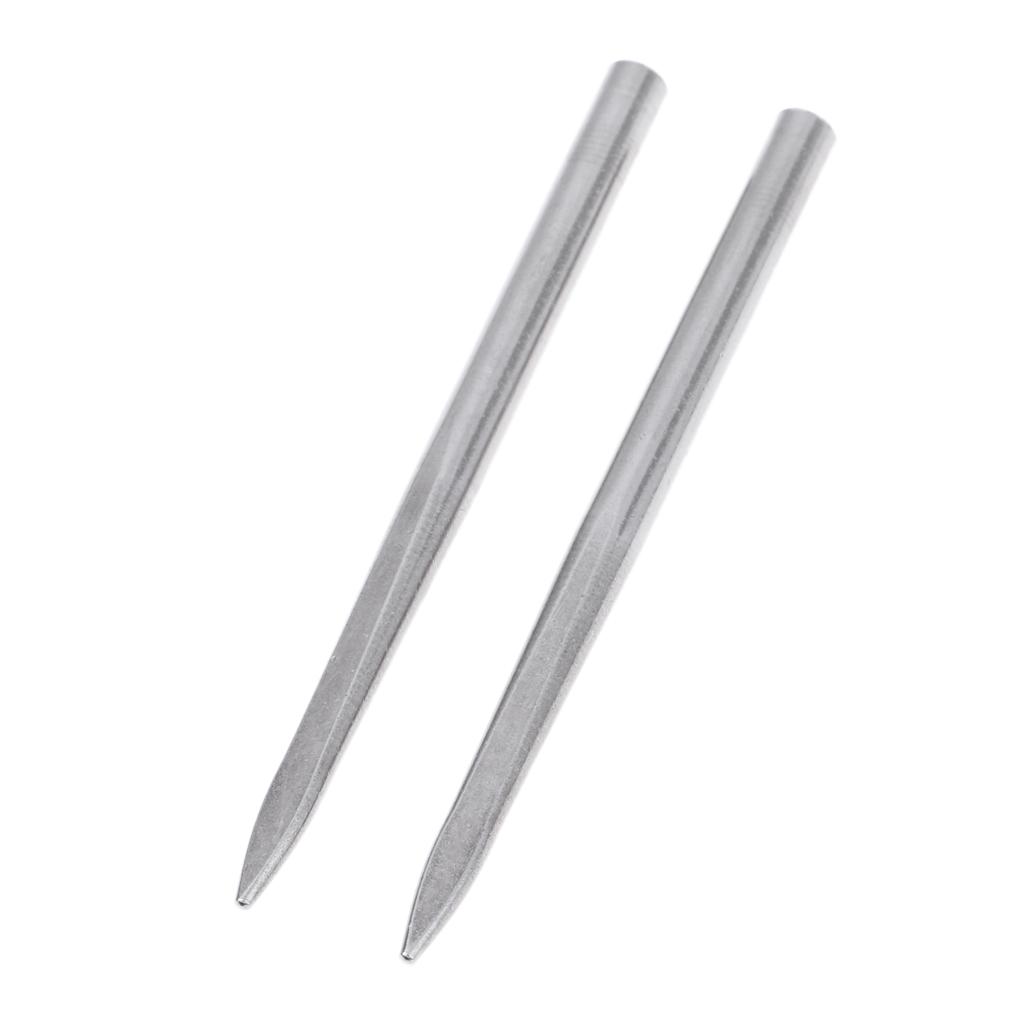 4pcs Stainless Steel Paracord Fid Lacing Stitching Braiding Needles 80x5mm