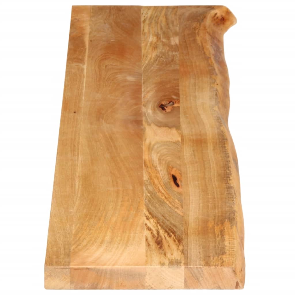 Live Edge Table Top 140 x 40 x 3.8 cm Solid Mango Wood