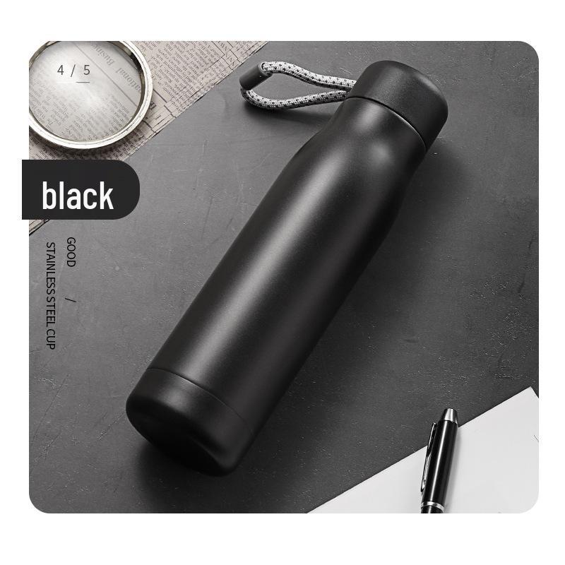 Large Capacity Stainless Steel Insulated Water Bottle - Portable Thermos Cup for Fitness & Outdoor Sports
