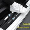 Compatible Door Sill Trim and Protective Anti-Stepping Stickers for Haval H6, M6, H9, Big Dog, First Love, and F7 - Glow-in-the-Dark Option Available.
