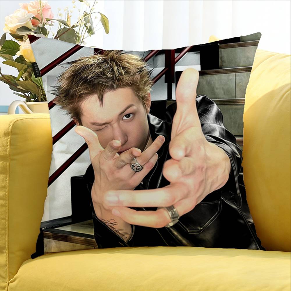 Martin Edwards Park Various Sizes Square Pillow Case For Car Home Bedchamber Decor Peach skin 18*18(CM)-1Pcs