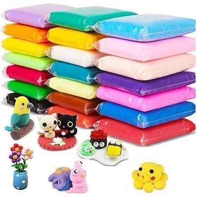 Eclet (Pack Of 12) Air Dry Clay, Colorful Children Soft Clay, Creative Art Crafts, Gifts For Kids-Multi Color. Non-Toxic
