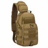 [PHOENIX IKKI] Tactical Outdoor Crossbody Bag, Ambidextrous Body Bag, One-Shoulder Bag, Sports Bag, Brown