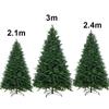 2.1/2.4/3m Large Christmas Trees Set DIY Christmas Tree Decoration Home Decor Party Holiday Ornament Red Christmas Tree Dropship