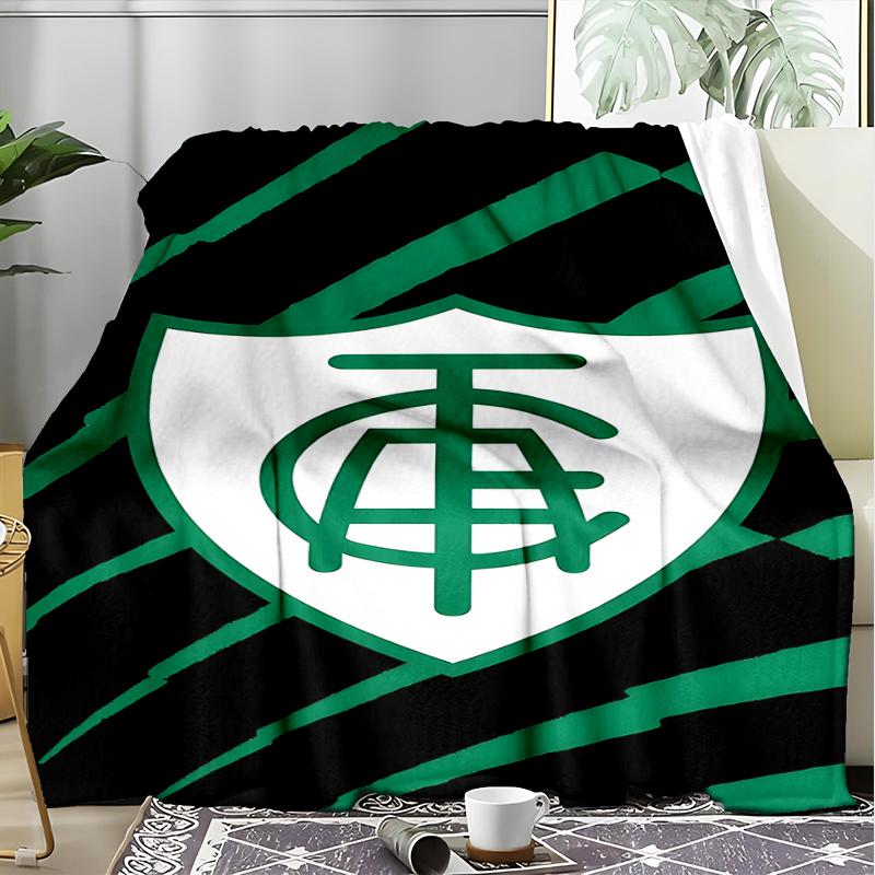 1PC América Futebol Club Printed Soft Flannel Blanket Throw for Adult Bedroom Living Room Sofa Camping Travel Fan gifts Christmas Gifts