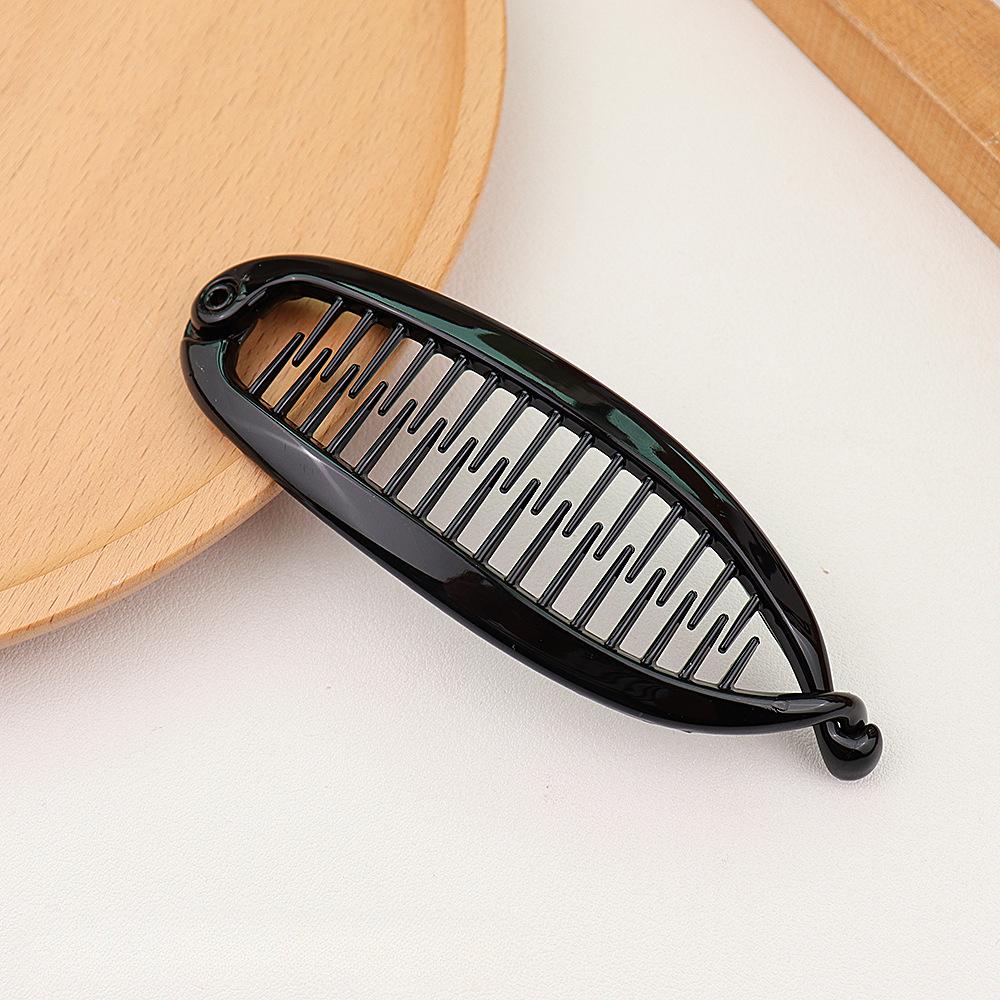 Multi-Sizes Fish Shaped Hair Clip Claw Ponytail Holder for Women Girls Banana Clips Crabs Black Women Hair Styling Accessories