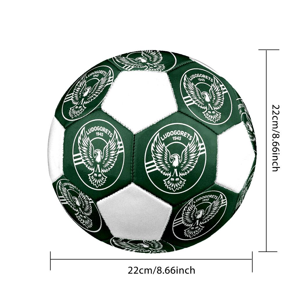 1PC PFC Ludogorets Size 5 Soccer Ball PrahaIndoor Soccer Ball Colorful All Ages Machine Stitched PVC Competition Ready Durable High-Bounce