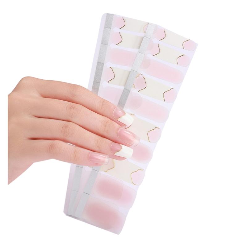 1 Sheet Nail Stickers Nail Strips Self-Adhesive DIY Nail Art Perfect for Nail Enthusiasts and Professional Manicurists