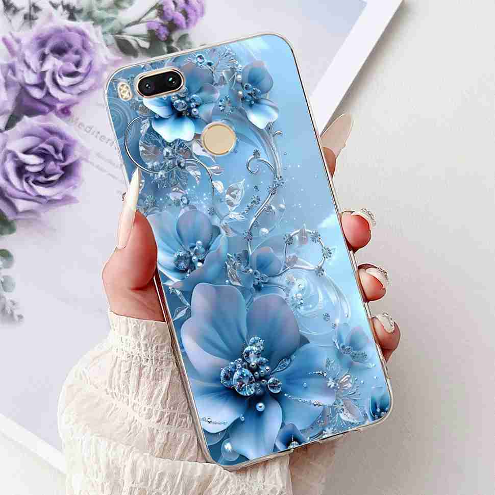 For Xiaomi Mi A1 MDG2 MDI2 Case Fashion Painting TPU Soft Silicone Cover For Xiaomi Mi A1 Mi 5X 5.5" Colorful Flower Phone Shell