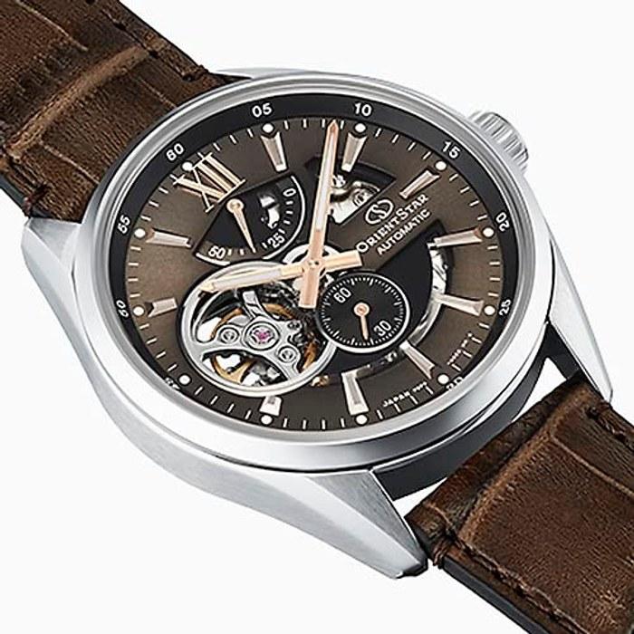 [Orient Star] Automatic Watch Modern Skeleton Mechanical Japan Domestic Warranty 2 Years Open Heart RK-AV0008Y Men's Brown