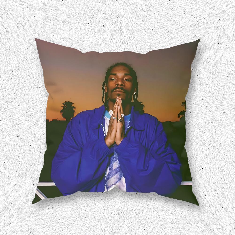 

Saint Jesus S-Snoop D-Dogg Pillow Case For Home Bedroom Room Decoration Living Room Sofa Cushion Cover Suitable 12x12Inch