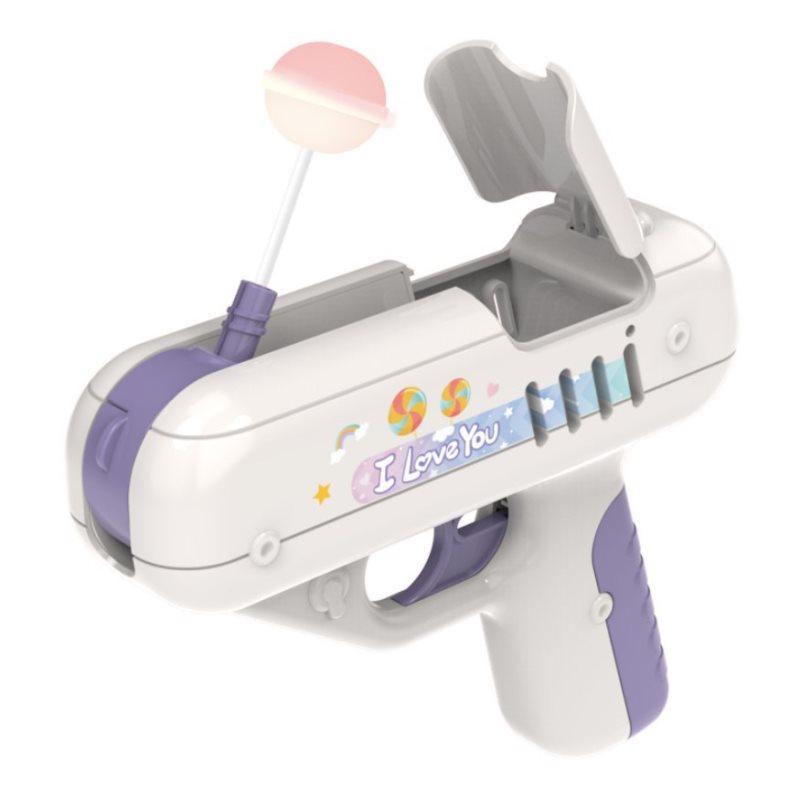 Cute Love Surprise Gun Lollipop Holder Creative Toy Candy Storage Christmas Gift for Boy Children Kids Funny Surprise Gift