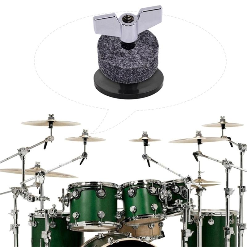 18Pcs Protect Cymbal Compact Felt Pad Drum Replacement Parts Set Instrument