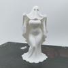 Yangyizhi 3D Printed Halloween Ghost Bride Statue Ornament, Female Figure Sculpture with Stable Base, Decorative Minimalist Spooky Figurine for Modern