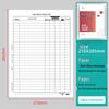 Custom A4 Invoice Registration, Financial & General Invoice Ledger