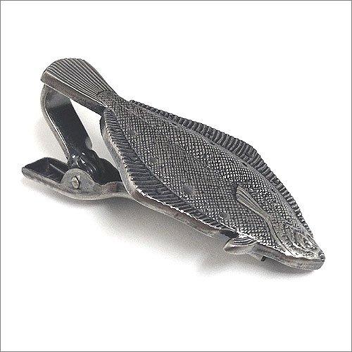 ISHOKUYA (Ishokuya) Angler Series Unique Fish Tie Clip, Tie Clip, Tie Bar, Flatfish