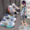 Boys Sandals Children's Sports Beach Shoes 2025 Summer New Cartoon Bag Head Sandals Breathable Hollow Casual Shoes