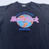 T-shirt vintage anni '90 HARD ROCK CAFE SAVE THE PLANET BOSTON Taglia MEDIA/GRANDE Unisex