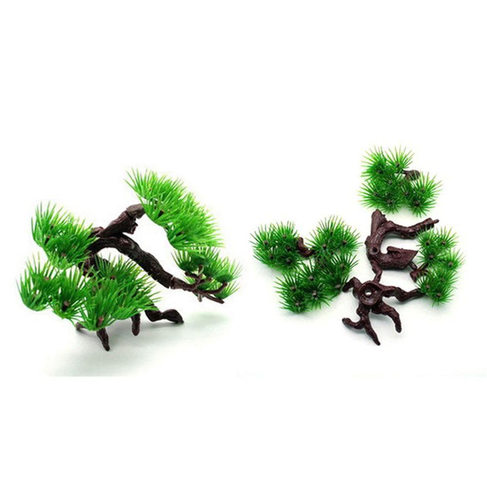 Underwater Bonsai Artificial Pine Tree Fish Tank Ornament Simulation Plant Aquarium Decoration